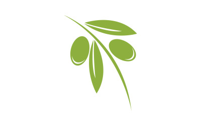 Vector de logotipo de plantilla de icono de oliva de aceite v57