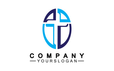 Christelijk kruis pictogram logo vector v6