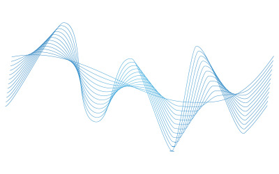 Sound wave equalizer Template logo v49
