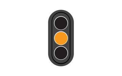 Közlekedési lámpa ikon logó vektor sablon v38