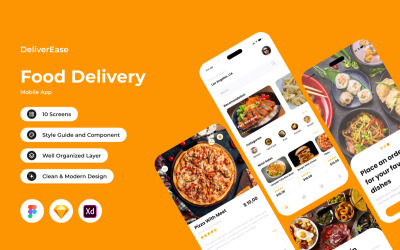 DeliverEase – mobile App für die Lieferung von Lebensmitteln