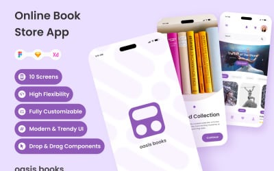 Oasis Books - Online Kitap Mağazası Mobil Uygulaması