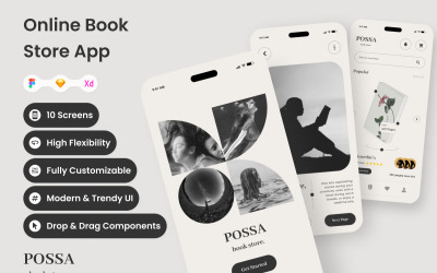 Possa – Mobile App für den Online-Buchladen