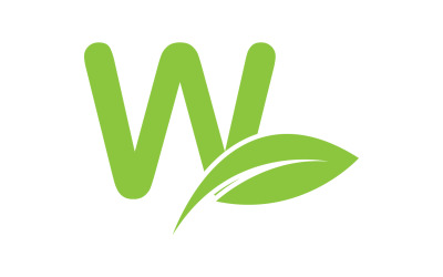 Vetor inicial do nome da empresa com letra W v52