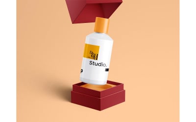 Bottle Drink Mockup - Bottle Drink Mockup #02