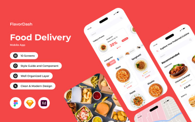 FlavorDash - Aplicación móvil de entrega de alimentos