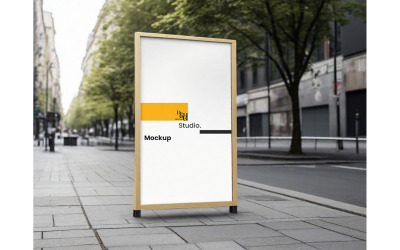 Street Poster Blank Mockup 12