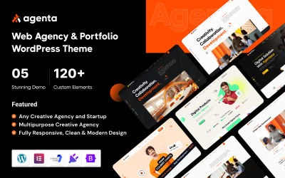 Agenta – Creative Agency &amp;amp; Portfolio WordPress Theme