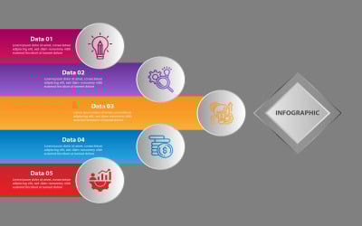 Free vector eps statistic infographic design.