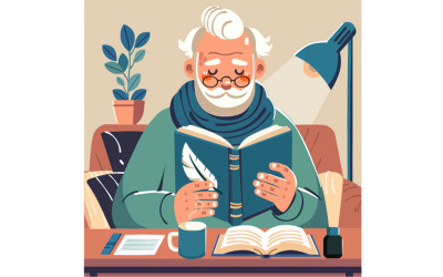 Illustrazione piatta della giornata mondiale della poesia