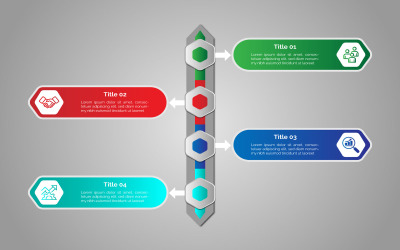 Modern iş vektörü infografik tasarımı.