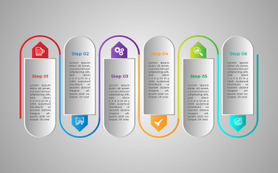 Moderne Infografik-Designvorlage für Vektorstatistiken.