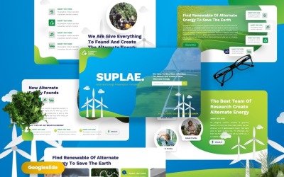 Suplae - Modèle de diapositive Google sur les énergies alternatives