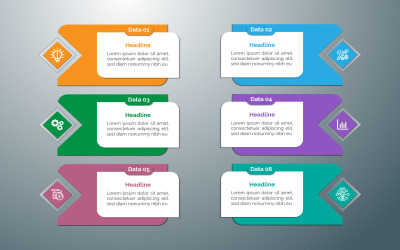 Vector eps statistik infographic design med ikon.