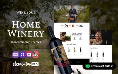 Winesoul - Tema WooCommerce Elementor per vino e cantina