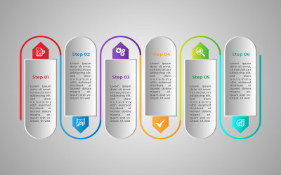 现代矢量统计信息图表设计模板。
