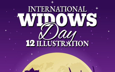12 Illustration zum Internationalen Witwentag