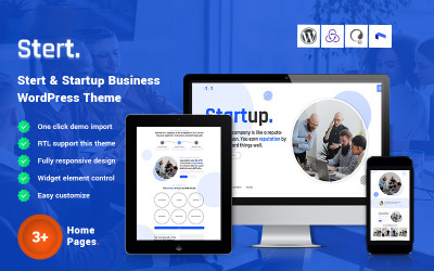 Stert — тема WordPress для стартап-бизнеса