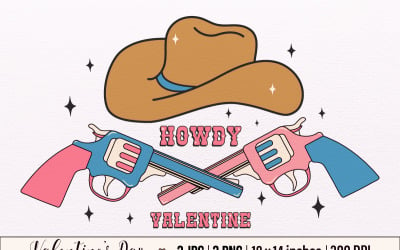 Y2k, Retro Boldog Valentin-napot, Cowgirl Hat
