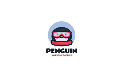 Penguin Mascot Cartoon Logo 7