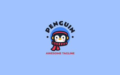 Penguin Mascot Cartoon Logo 8