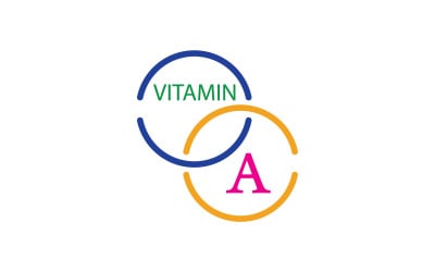 Vitamin icon logo template vector version v12