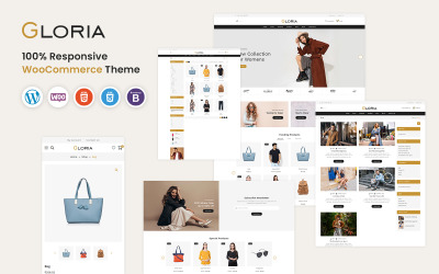 Gloria – Адаптивний шаблон WooCommerce