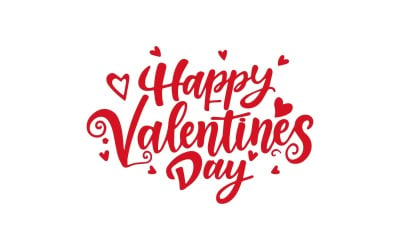 Modello di biglietto di auguri di buon San Valentino con cuore rosso su sfondo bianco - Gratis