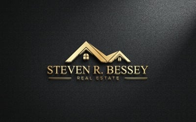 Logo nemovitosti - šablona návrhu