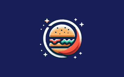 Plantilla de logotipo de empresa de comida rápida
