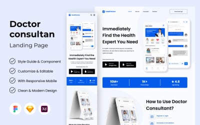 Care - Doctor Consultant Landing Page V1