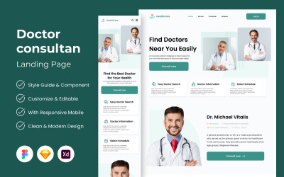 HealthCare - Целевая страница врача-консультанта V2