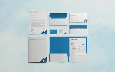 Modello pacchetto identità aziendale Canva e Word