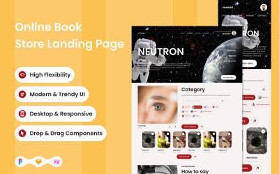 ReRead - Landingspagina voor onlineboekwinkel V2