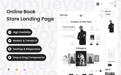 Yomue - Página inicial da livraria online V2