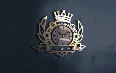 Zegarek sklep Logo szablon wektor
