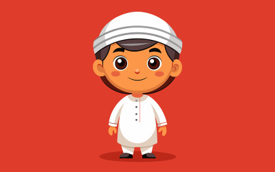 Cute Little Ramadhan Boy Design 06