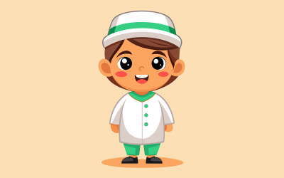Cute Little Ramadhan Boy Design 08