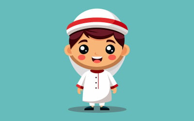 Cute Little Ramadhan Boy Design 09