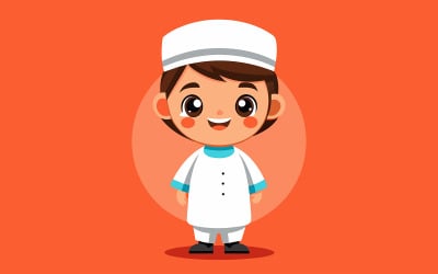 Cute Little Ramadhan Boy Design 11