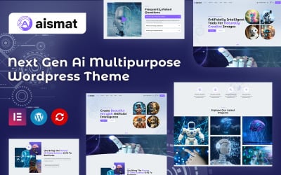 Aismat – motyw WordPress dotyczący sztucznej inteligencji i technologii AI