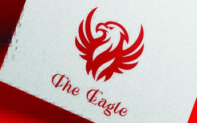 Le modèle de logo vectoriel Eagle