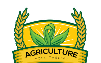 Šablona loga kreativní zemědělství