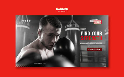 Box Sociální Media Cover Banner šablona