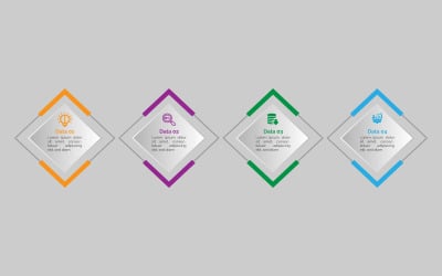 Eps vectoriales diseño de elementos infográficos estadísticos modernos.