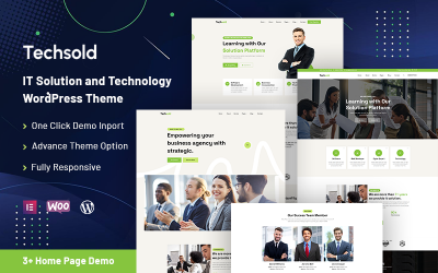 Techsold - Tema WordPress de solução e tecnologia de TI