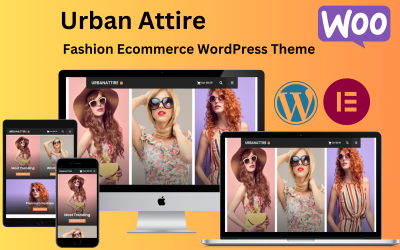 Urban Attire – online módní elektronický obchod Elementor téma WordPress