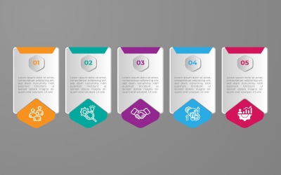 Vektör eps modern iş sunumu istatistik infografik tasarımı.