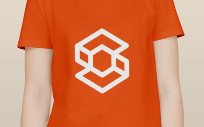 Logotipo da letra S do cubo supremo