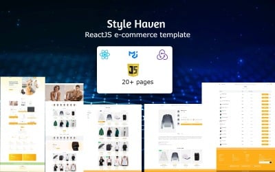 Style Haven - modelo de comércio eletrônico ReactJS